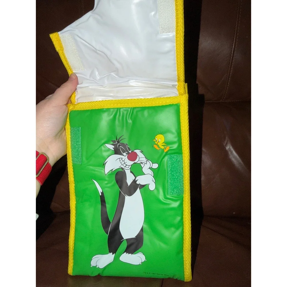 Vintage 1997 Thermos Sylvester the Cat Looney Tunes Insulated Soft‎ Lunch Bag